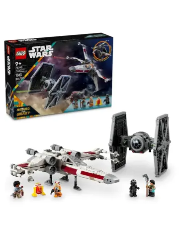 Конструктор Star Wars 75393 TIE-истребитель и гибрид X-Wing