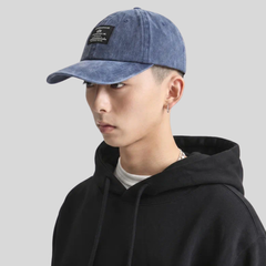 Бейсболка Alpha Industries Battlewash Cap Rep. Blue (Синяя)