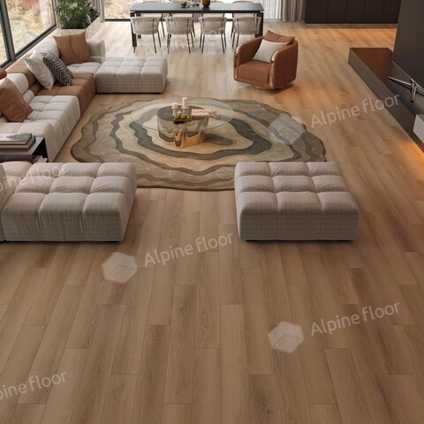 Каменно-полимерный ламинат (SPC) Alpine Floor - Титан 8 (Titan 8) Тритон (ECO 27-8)