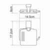 WasserKRAFT Exter K-5225 Держатель туалетной бумаги, цвет: бронза