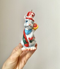 Ёлочная игрушка Мартовский заяц