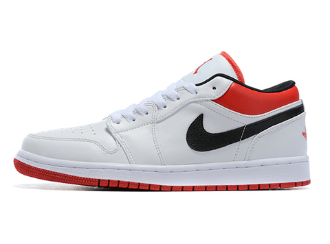Air Jordan 1 Low 'White/Black/Red' 