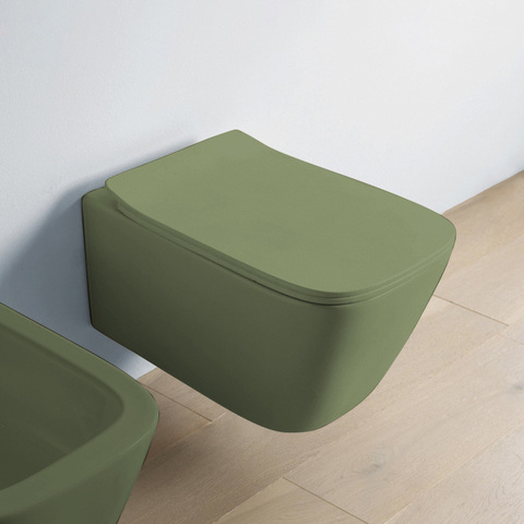 ArtCeram A16 ASV003 44 00 Унитаз подвесной, цвет: зелёный