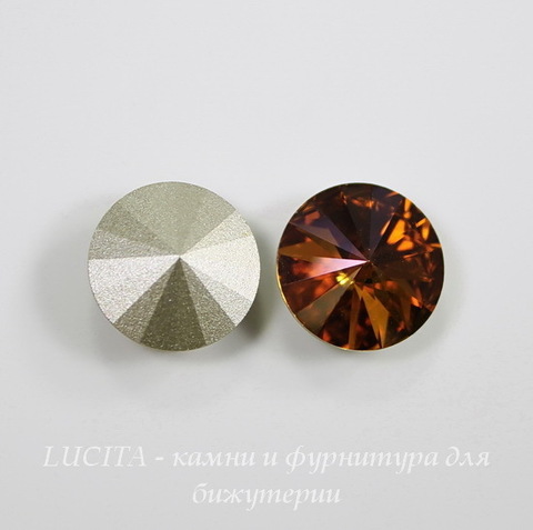 1122 Rivoli Ювелирные стразы Сваровски Crystal Copper (12 мм) ()