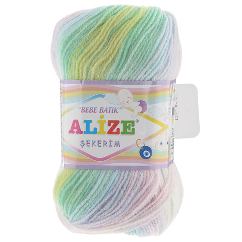 Пряжа Sekerim Bebe Batik 2132 (Маленькая Сахарная Батик)