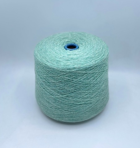 Zegna Baruffa (пр.Италия), art-Kent , 2/18 900м/100 гр. 100% Меринос, цвет-Мятный меланж ,арт-28666