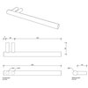 Decor Walther Bar 0856500 Полотенцедержатель, цвет: хром