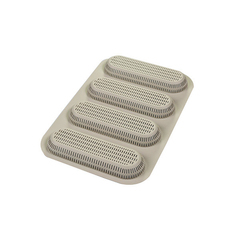 Форма силиконовая для приготовления мини-багетов mini baguette bread, 20х30 см