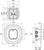 Ravak X070139 Рабочее тело смесителя скрытого монтажа RB 072.50 R-box Vari (FLAT)