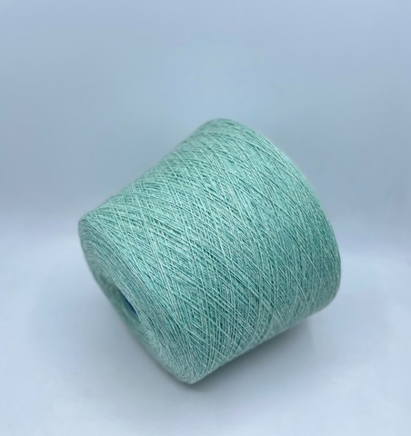 Zegna Baruffa (пр.Италия), art-Kent , 2/18 900м/100 гр. 100% Меринос, цвет-Мятный меланж ,арт-28666