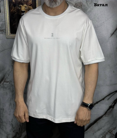 Футболка Brunello Cucinelli 318587whiteBat