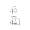 GROHE Tempesta 27595000 Держатель лейки