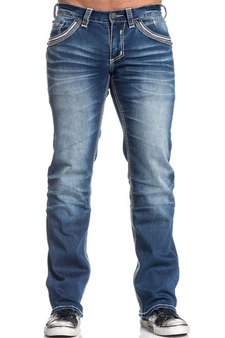 Affliction | Джинсы мужские BLAKE FLEUR VEGAS 110RS234 перед