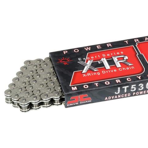 Цепь JTC 530X1R NN никелированая X-ring 118