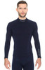 Термобелье Brubeck Wool Merino рубашка мужская синяя - 7