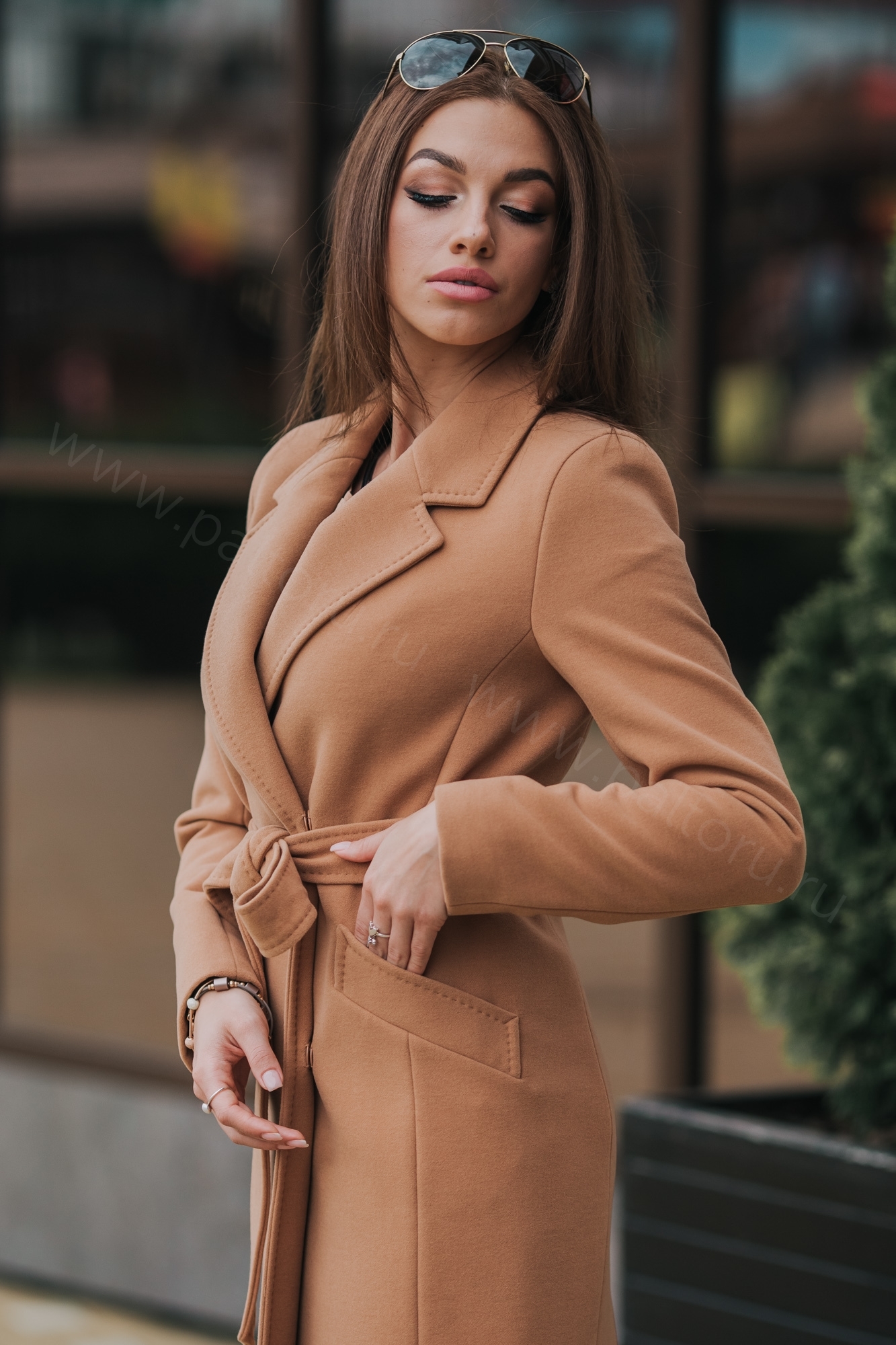 Пальто женcкое демисезонное