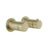 Gessi Ingranaggio 63331#727 Внешние части для термостатического смесителя на 1 позицию Brass Brushed PVD