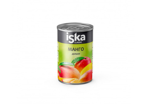 Манго консервированное дольки Iska, 425мл