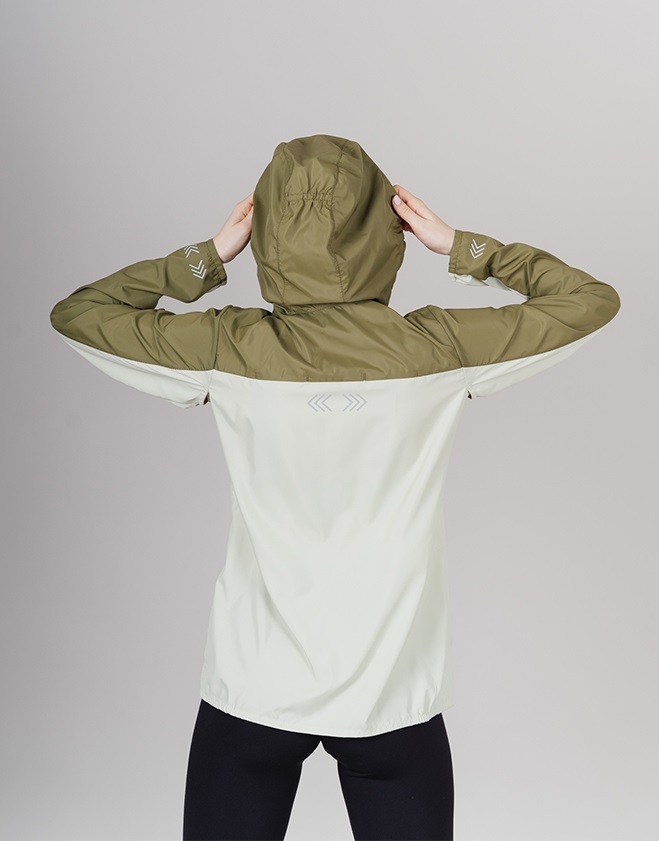 Nordski Rain ветровка беговая женская light green-olive - 2