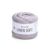 Пряжа YarnArt Linen Soft 7307 серебро