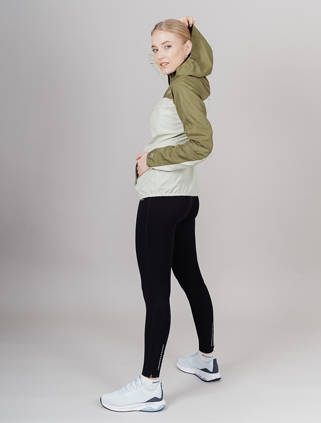 Nordski Rain ветровка беговая женская light green-olive - 4