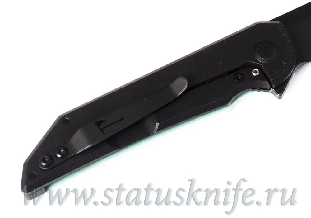 Нож Hoback Radford Titanium Tiffany Blue G10 CPM20CV DLC BW