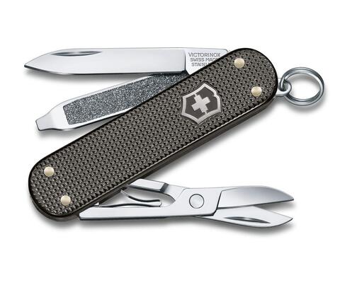 Нож-брелок Victorinox Classic Alox LE 2022, 58 mm, Thunder Grey (0.6221.L22)