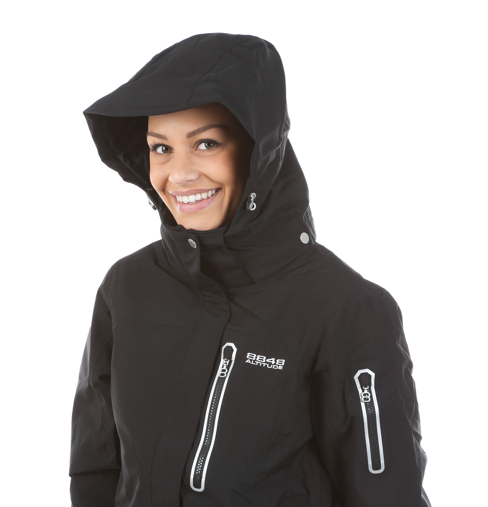 Женский горнолыжный костюм  8848 Altitude Aruba/Poppy (black) - 3