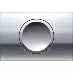 Geberit Delta 115.109.21.1 Смывная клавиша, смыв/стоп, глянцевый хром фото