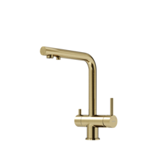 Sancos Foster SC4014BG Смеситель для кухни с краном для фильтрованной воды, цвет: брашированное золото фото