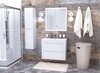 Aquanet 354887 Тумба с раковиной Практика 80 2 ящ. цв.белый глянец (354887)