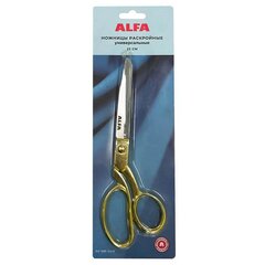 Ножницы портновские профессиональные, золото 22 см, ALFA
