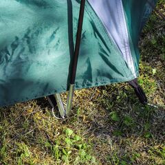 Палатка 4-мест, 210+120х240х130 см, 2 сл, 1 комн, 1 тамб, мос сет, 2 окна, Green Days, GJH057