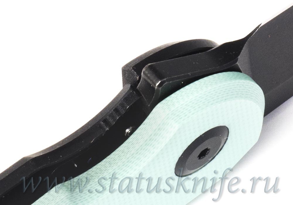 Нож Hoback Radford Titanium Tiffany Blue G10 CPM20CV DLC BW