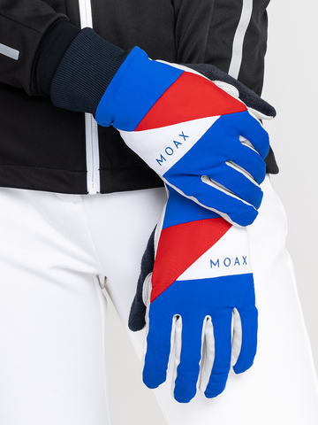 Лыжные перчатки Moax Sportage олимпийский синий