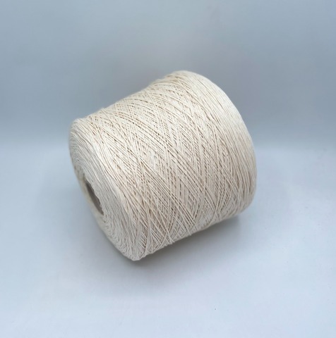 Бобинная пряжа (пр.Италия), art.Cotone, 350м/100 гр. 100%Хлопок, цвет-Кремово-бежевый,натуральный , арт.34755