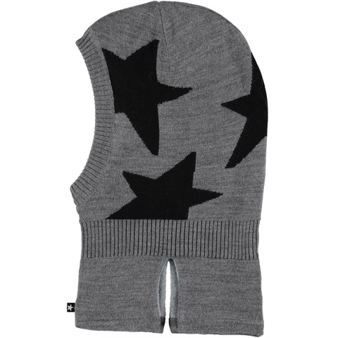 Шапка шлем Molo Snow Grey melange