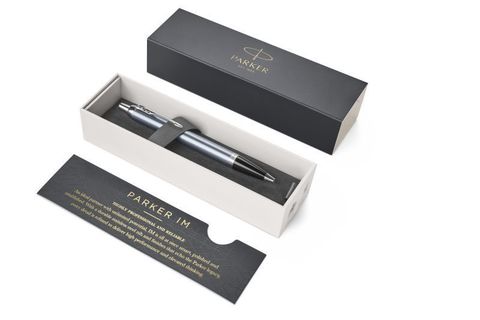 Ручка шариковая Parker IM Core, Light Blue Grey CT (1931669)