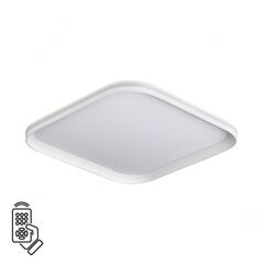 7750/72L MITRA LED SN 544 Светильник металл/PMMA/белый LED 72Вт 3000-6000К 396х396 IP20 пульт ДУ BETA