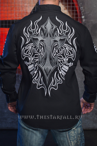 Rebel Spirit | Рубашка мужская LSW151780 спина