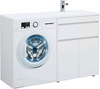 Aquanet Токио 239216 Тумба с раковиной, цвет: белый