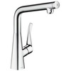 Hansgrohe Metris Select M71 14883800 Смеситель для кухни с Г-образным изливом