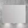 BelBagno SPC-2A-DL-BL-800 Зеркальный шкаф, цвет: серый