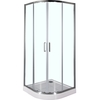 Aquanet Alfa 185040 Душевое ограждение 100x100, цвет: хром