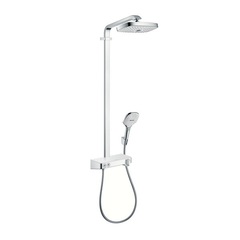 Hansgrohe Raindance Select E 27126400 Душевая система внешнего монтажа с термостатом 110 см с верхней лейкой 30х16 см 2 режима фото