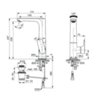 Ideal Standard Connect Air A7020AA Смеситель для раковины с высоким изливом и донным клапаном