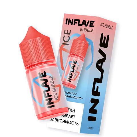 Жидкость INFLAVE Bubble Ice Salt 2% 30 ml - Клубничный мохито