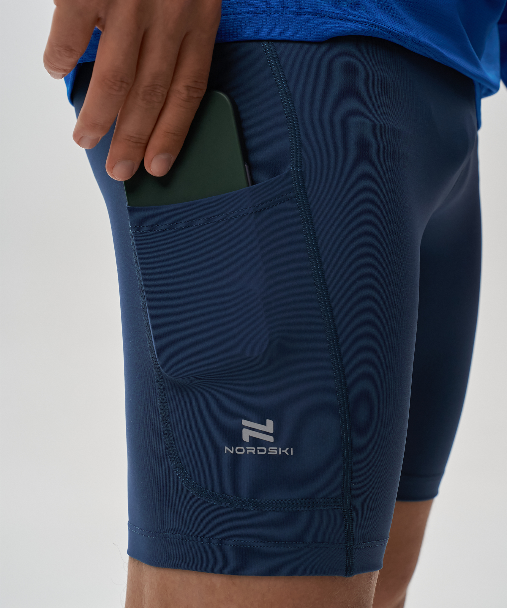 Мужской комплект для тренировок Nordski Run 2.0 dark denim-titan - 21
