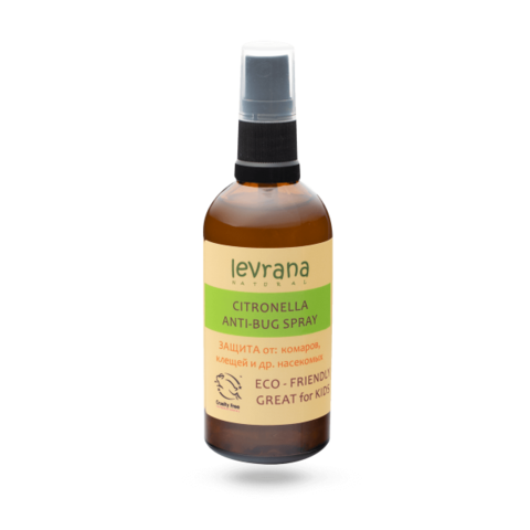 Levrana Спрей от комаров и насекомых, ANTI-BUG SPRAY, 100мл