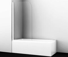 WasserKRAFT Leine 35P01-80W Шторка для ванны, цвет: белый фото